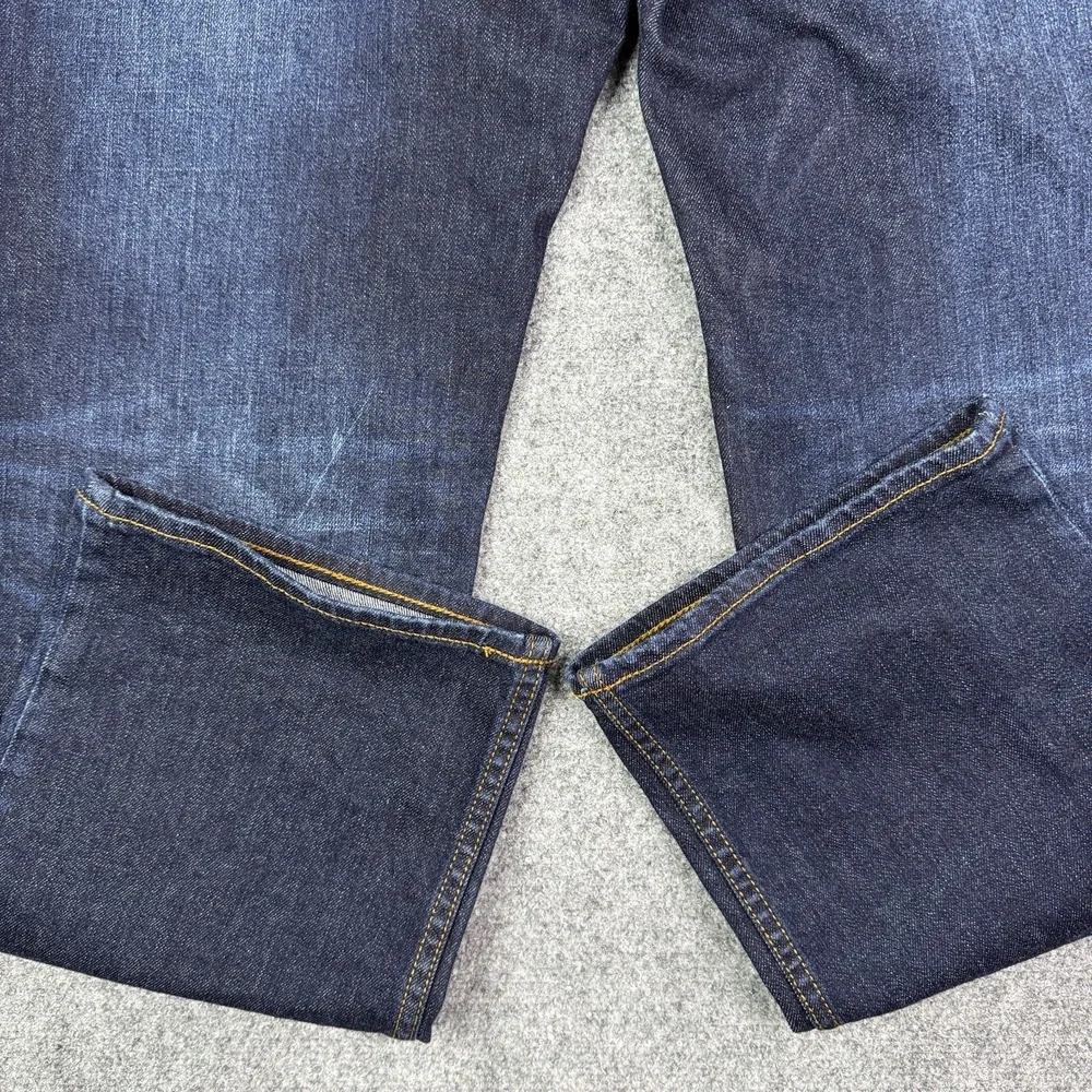 Banana Republic Jeans Mens 38x32 Slim Fit Straight Leg Dark Wash Stretch Denim